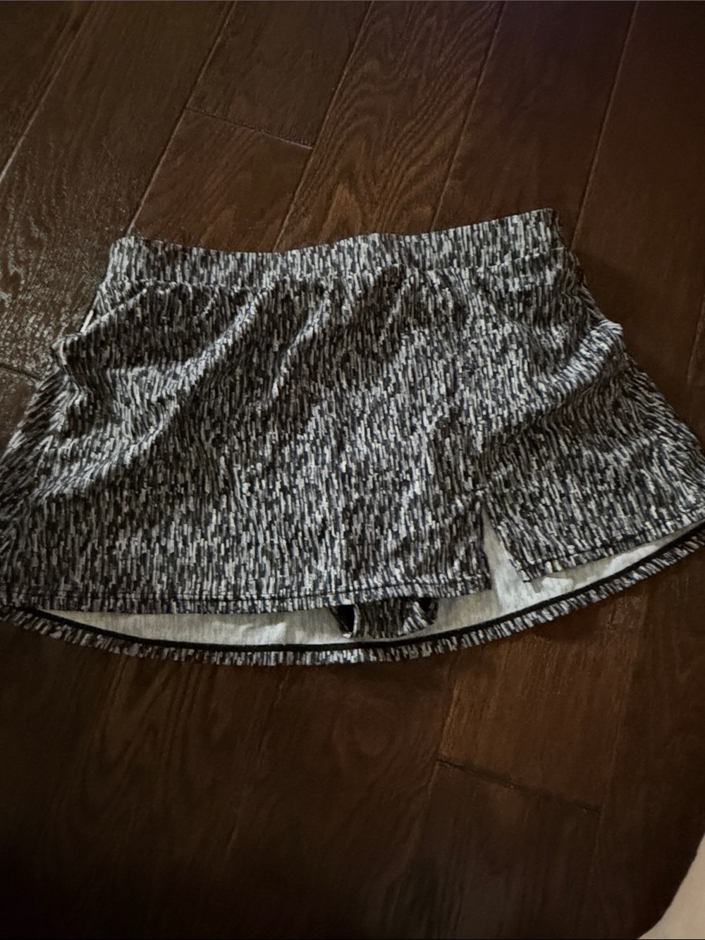 Miraclesuit Black & White Heathered Swim Skirt